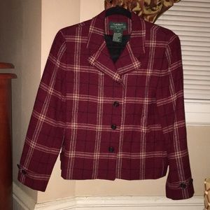 Lauren by Ralph Lauren tartan plaid Blazer